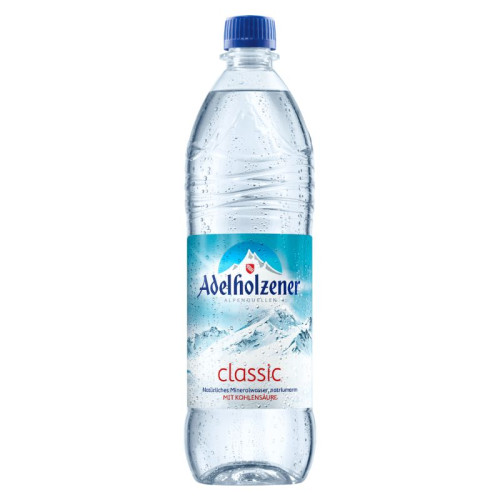 ADELHOLZENER - НАТУРАЛНА МИНЕРАЛНА ВОДА ГАЗИРАНА С НИСКО СЪДЪРЖАНИЕ НА КАЛИЙ PET - 1 л