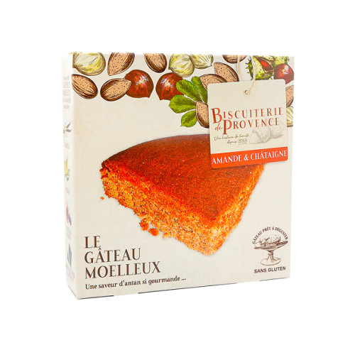 BISCUITERIE DE PROVENCE - ТОРТА С БАДЕМ И КЕСТЕН БЕЗ ГЛУТЕН - 240 г