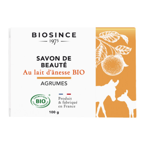 BIOSINCE 1975 - БИО САПУН С МАГАРЕШКО МЛЯКО И ЦИТРУС ZERO WASTE - 100 г