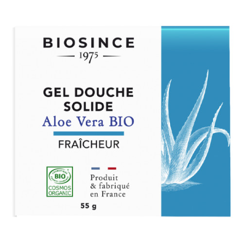 BIOSINCE 1975 - БИО ДУШ ГЕЛ ОСВЕЖАВАЩ ТВЪРД С АЛОЕ ВЕРА ZERO WASTE - 55 г