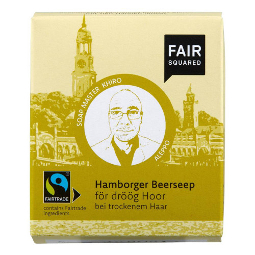 FAIR SQUARED - БИО САПУН ЗА СУХА КОСА "Hamborger" - 2 х 80 г