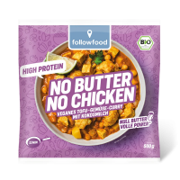 FOLLOW FOOD - БИО ВЕГАН ЯСТИЕ БЕЗ ПИЛЕ "BUTTER CHICKEN" - 500 г
