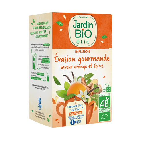 JARDIN BIO - БИО ЧАЙ ГУРМЕ БЯГСТВО - 20 пакетчета