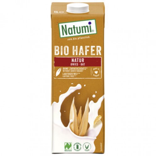 NATUMI - БИО ВЕГАН ОВЕСЕНА НАПИТКА НАТУРАЛ - 1 л