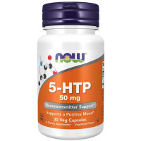 NOW - 5-HTP 50 мг - 30 Капсули