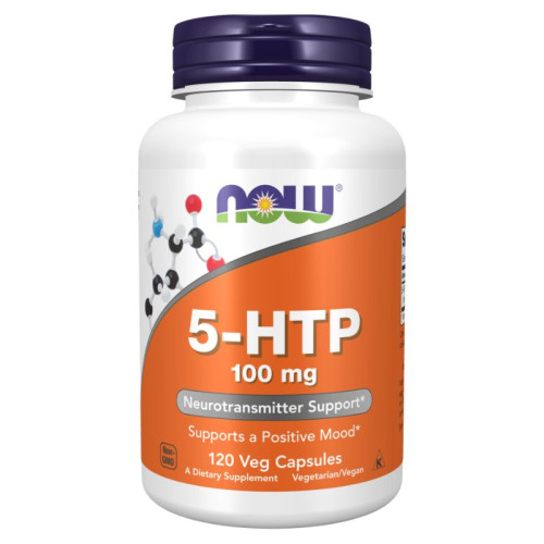 NOW - 5-HTP 100 МГ - 120 Капсули