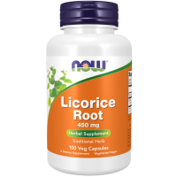 NOW - СЛАДЪК КОРЕН (Licorice Root) 450 мг - 100 Капсули