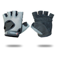 Pure Nutrition - Мъжки ръкавици за фитнес ADVANCED - Сиво & Черно