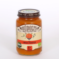 Rudolfs - Био плодово пюре сладка тиква, 6+ месеца, 120 g