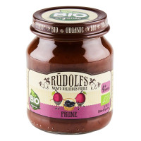 Rudolfs - Био плодово пюре сливи, 4+ месеца, 120 g