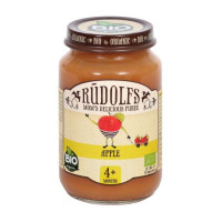 Rudolfs - Био плодово пюре ябълка, 4+ месеца, 190 g