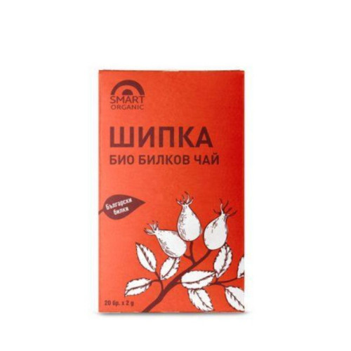 SMART ORGANIC - БИО ЧАЙ ОТ ШИПКА - 20 г