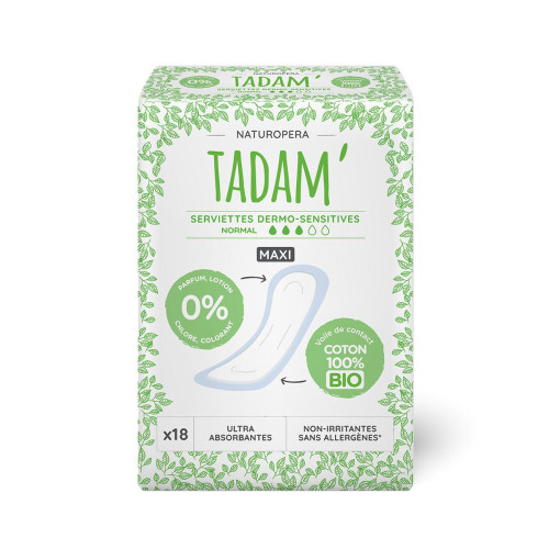 TADAM - БИО ДАМСКИ ПРЕВРЪЗКИ MAXI NORMAL - 18 бр