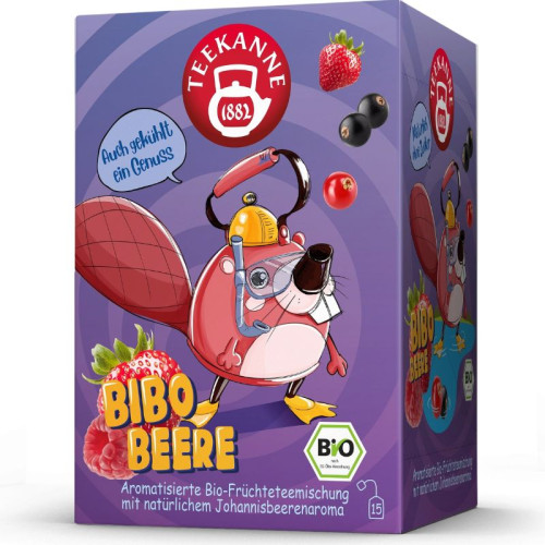 TEEKANNE - БИО ЧАЙ ЗА ДЕЦА BIBO BERRY С ВКУС НА БОРОВИНКИ - 15 пакетчета