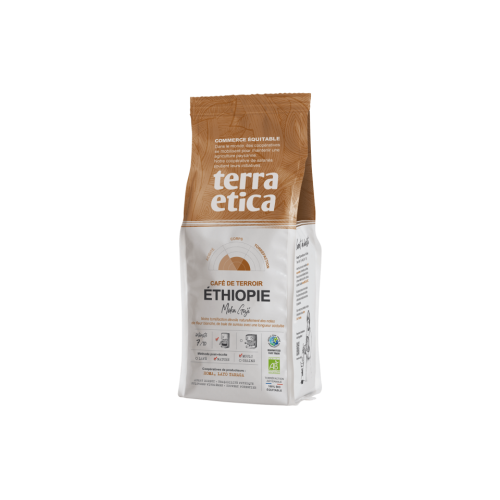 TERRA ETICA - БИО КАФЕ С ЕДИНЕН ГЕОГРАФСКИ ПРОИЗХОД ЕТИОПИЯ СМЛЯНО - 250 г