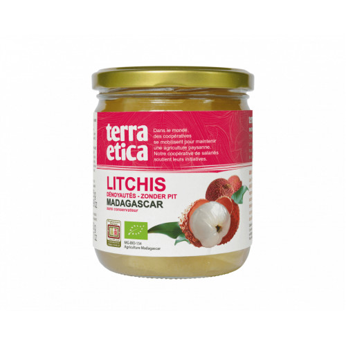 TERRA ETICA - БИО ЛИЧИ В АНАНАСОВ СОК - 425 г