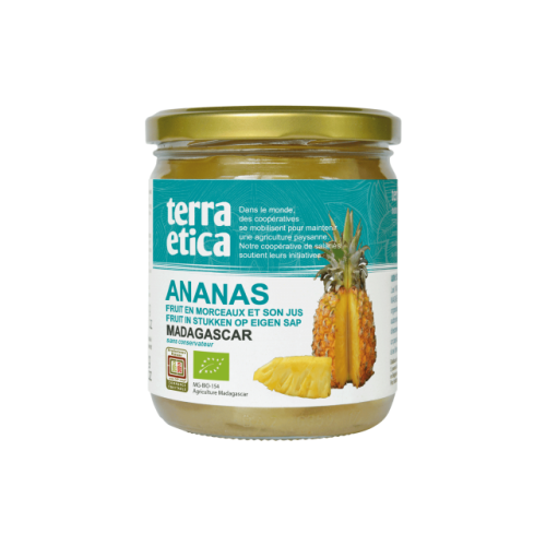 TERRA ETICA - БИО ПАРЧЕТА АНАНАС В СОБСТВЕН СОК - 420 г