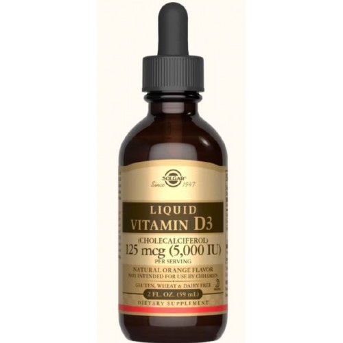 LIQUID VITAMIN D3 5000 IU от Solgar - 59 ml
