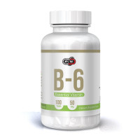 Pure Nutrition - ВИТАМИН B-6 (Пиридоксин) 50 мг - 100 таблетки